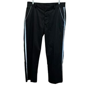 TESLA Men's Worker Chino Shop Pants Reflective Black Size 40x32 Hiking Casual